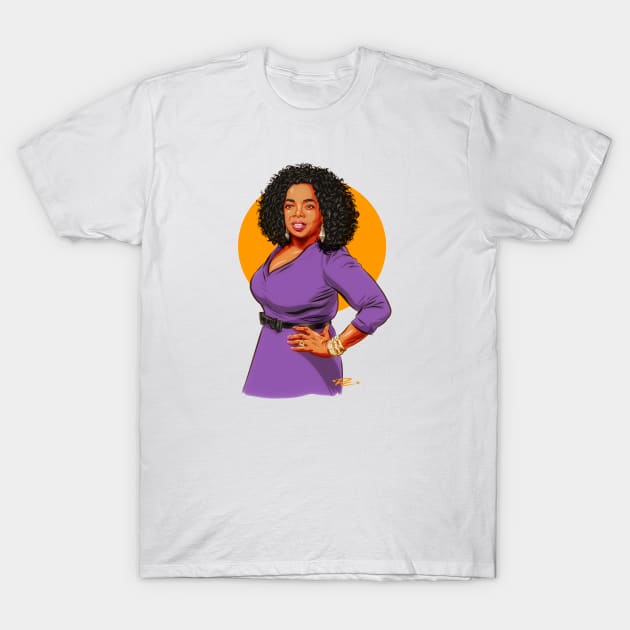 Oprah Winfrey - An illustration by Paul Cemmick T-Shirt by PLAYDIGITAL2020